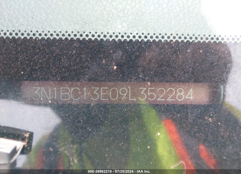 2009 NISSAN VERSA 1.8S VIN: 3N1BC13E09L352284