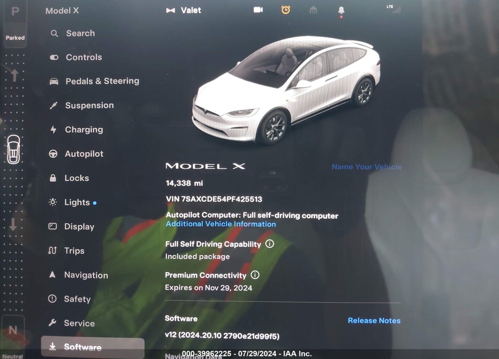 2023 TESLA MODEL X VIN: 7SAXCDE54PF425513