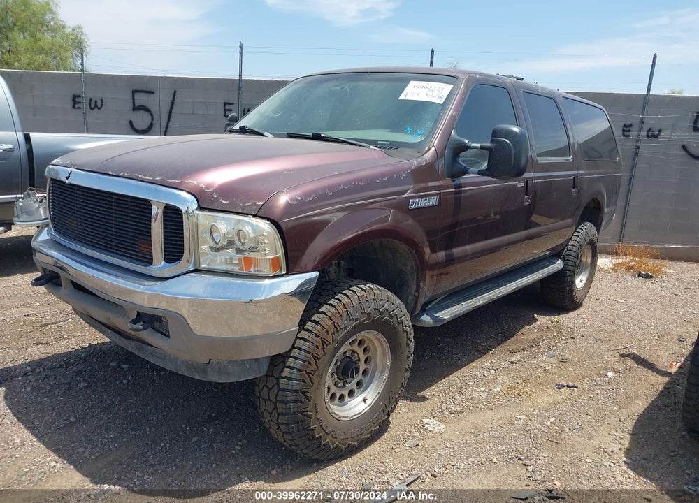 2000 FORD EXCURSION LIMITED VIN: 1FMSU43F7YEC87075