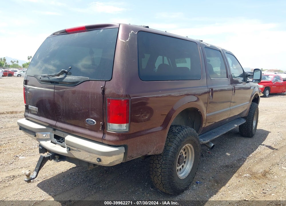 2000 FORD EXCURSION LIMITED VIN: 1FMSU43F7YEC87075