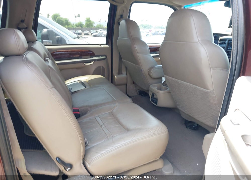 2000 FORD EXCURSION LIMITED VIN: 1FMSU43F7YEC87075