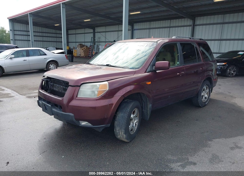 2007 HONDA PILOT EX VIN: 5FNYF28497B001406
