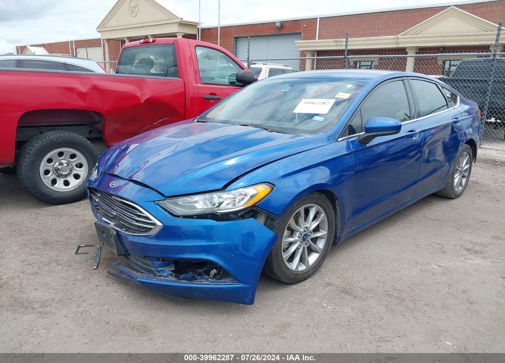 2017 FORD FUSION SE VIN: 3FA6P0H76HR406518