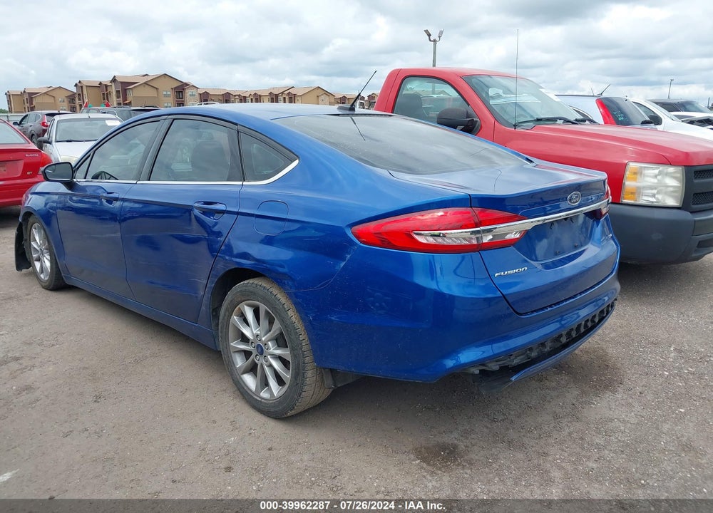 2017 FORD FUSION SE VIN: 3FA6P0H76HR406518