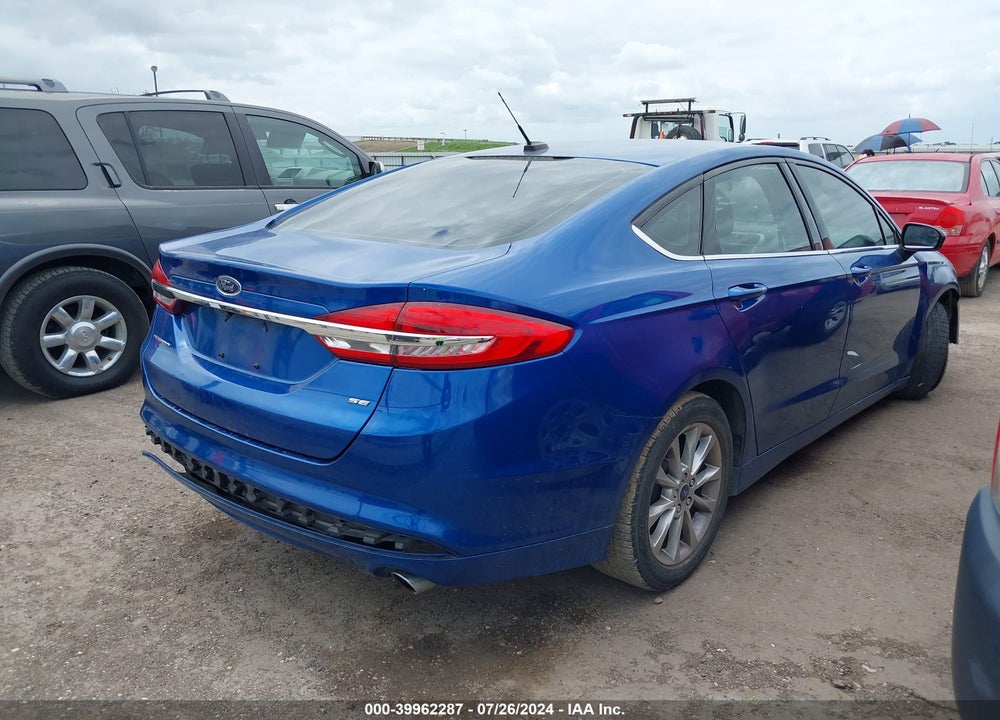 2017 FORD FUSION SE VIN: 3FA6P0H76HR406518