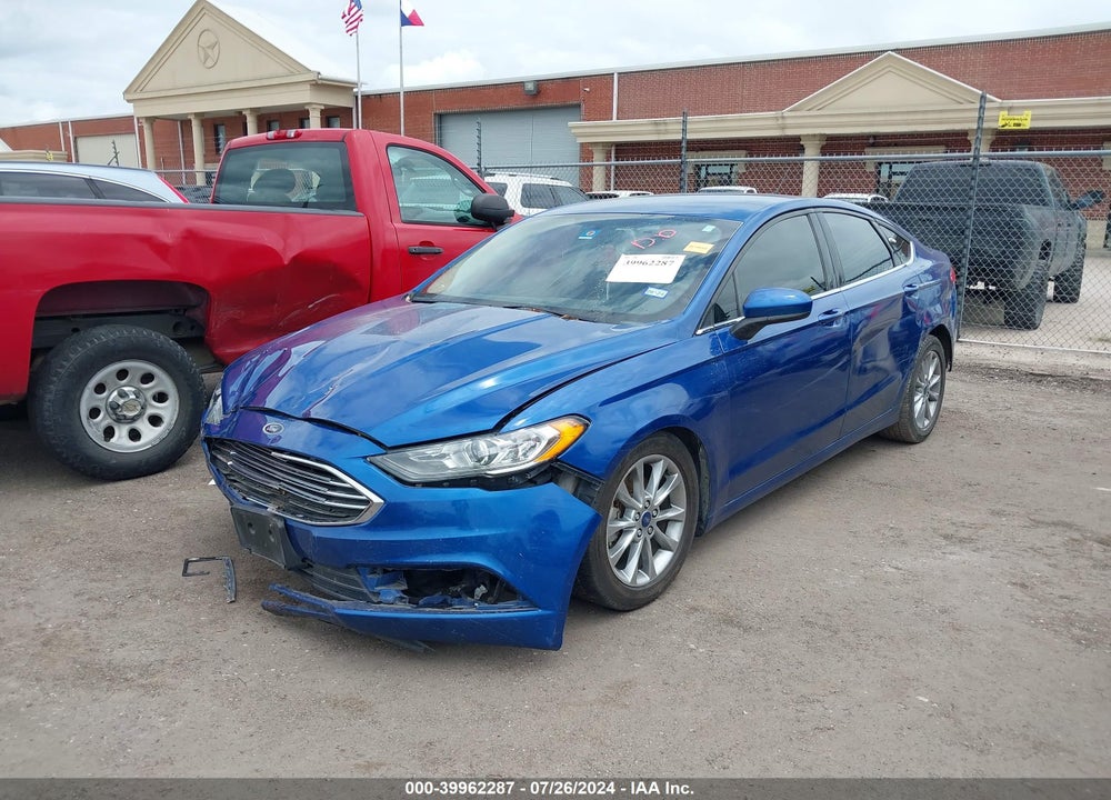 2017 FORD FUSION SE VIN: 3FA6P0H76HR406518