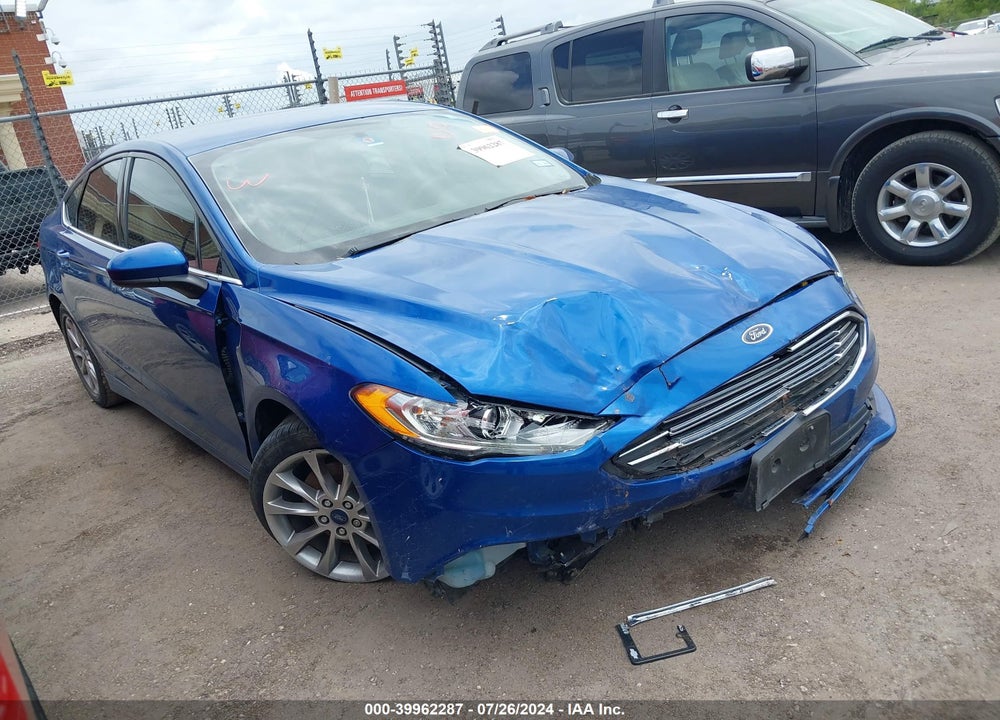 2017 FORD FUSION SE VIN: 3FA6P0H76HR406518