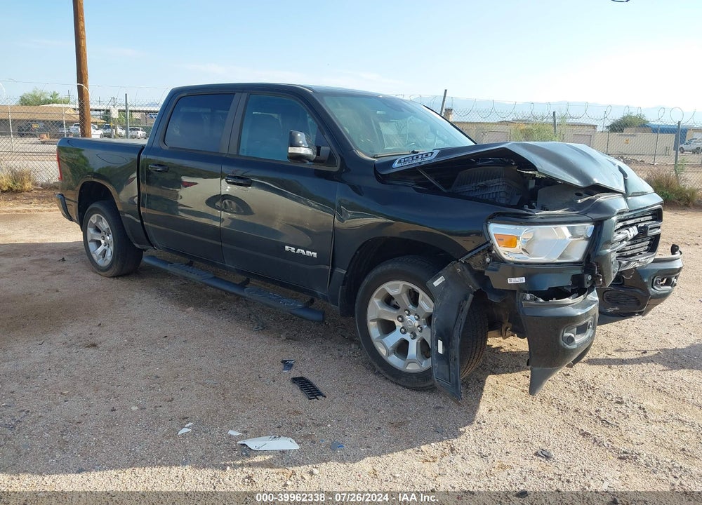 2021 RAM 1500 BIG HORN 4X2 5'7 BOX VIN: 1C6RREFT0MN592916