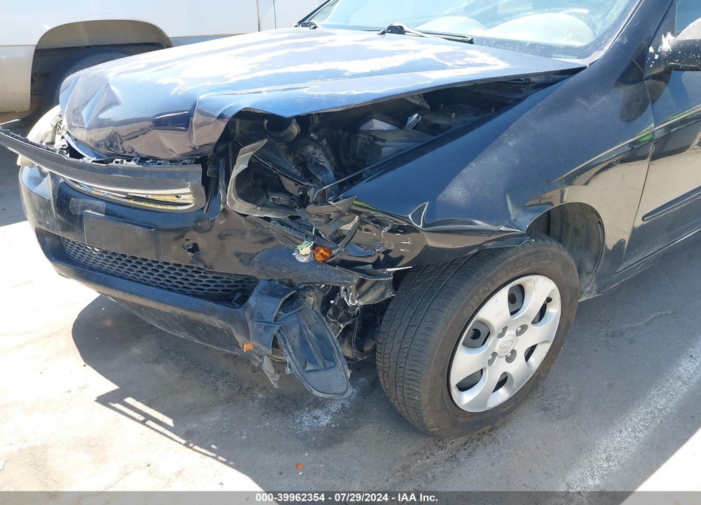 2008 KIA SPECTRA EX VIN: KNAFE122085557003