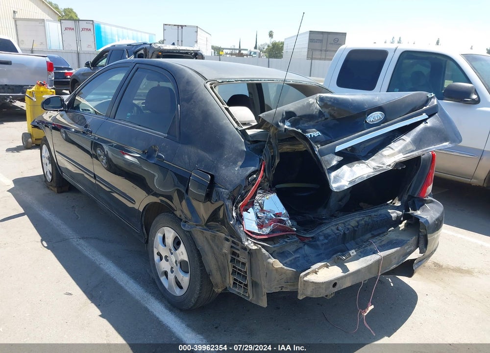 2008 KIA SPECTRA EX VIN: KNAFE122085557003