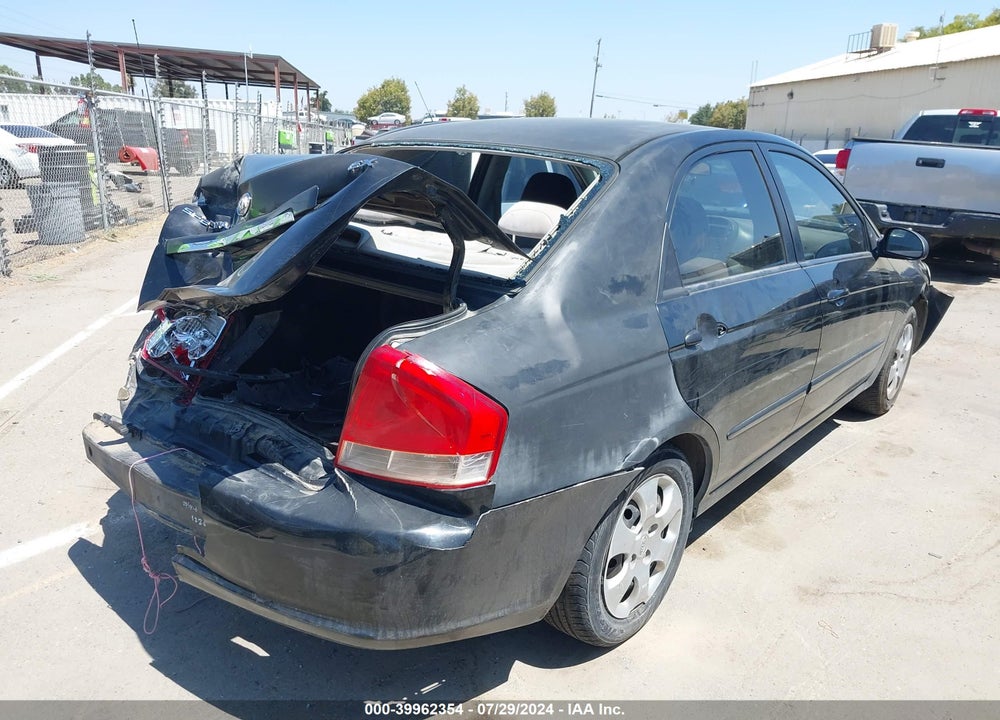 2008 KIA SPECTRA EX VIN: KNAFE122085557003