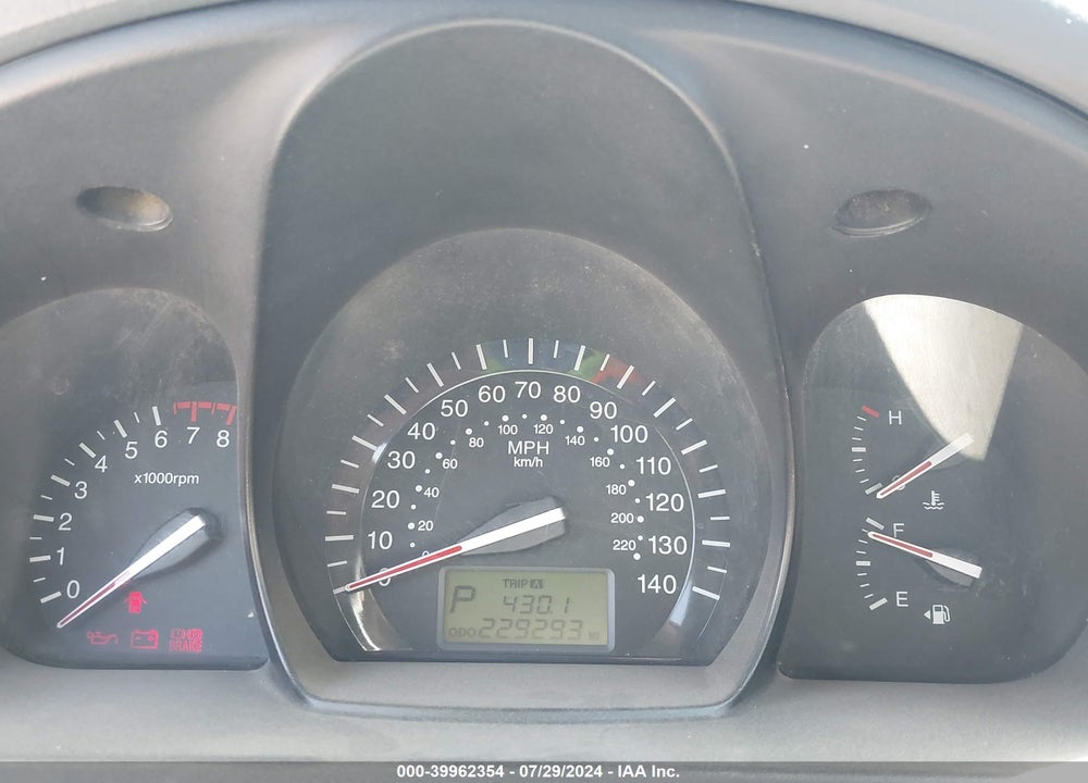 2008 KIA SPECTRA EX VIN: KNAFE122085557003