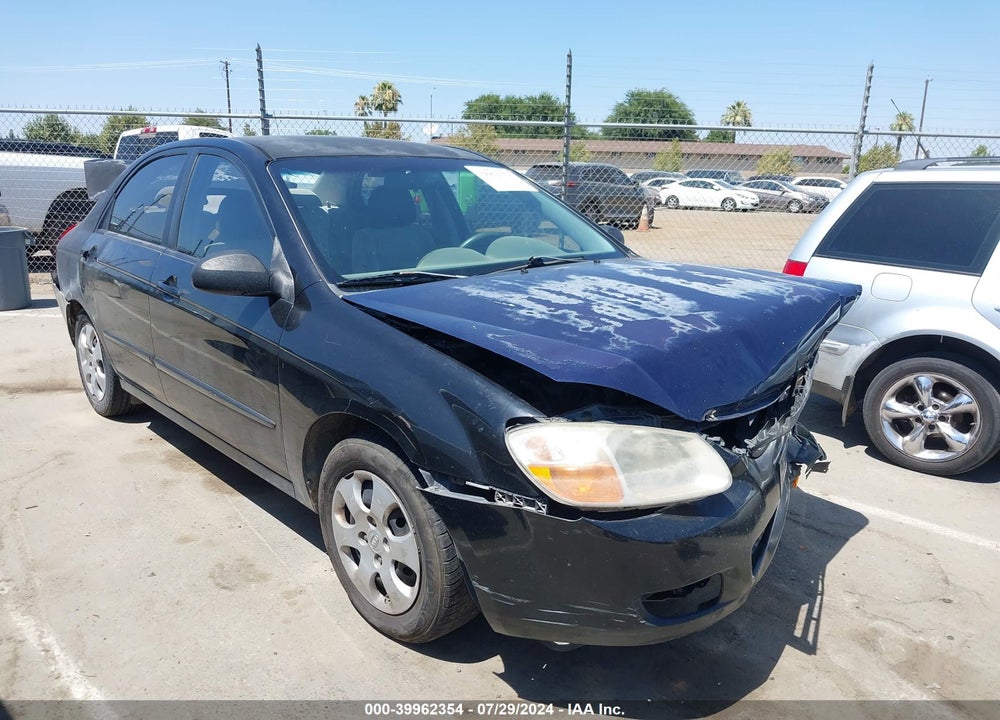 2008 KIA SPECTRA EX VIN: KNAFE122085557003