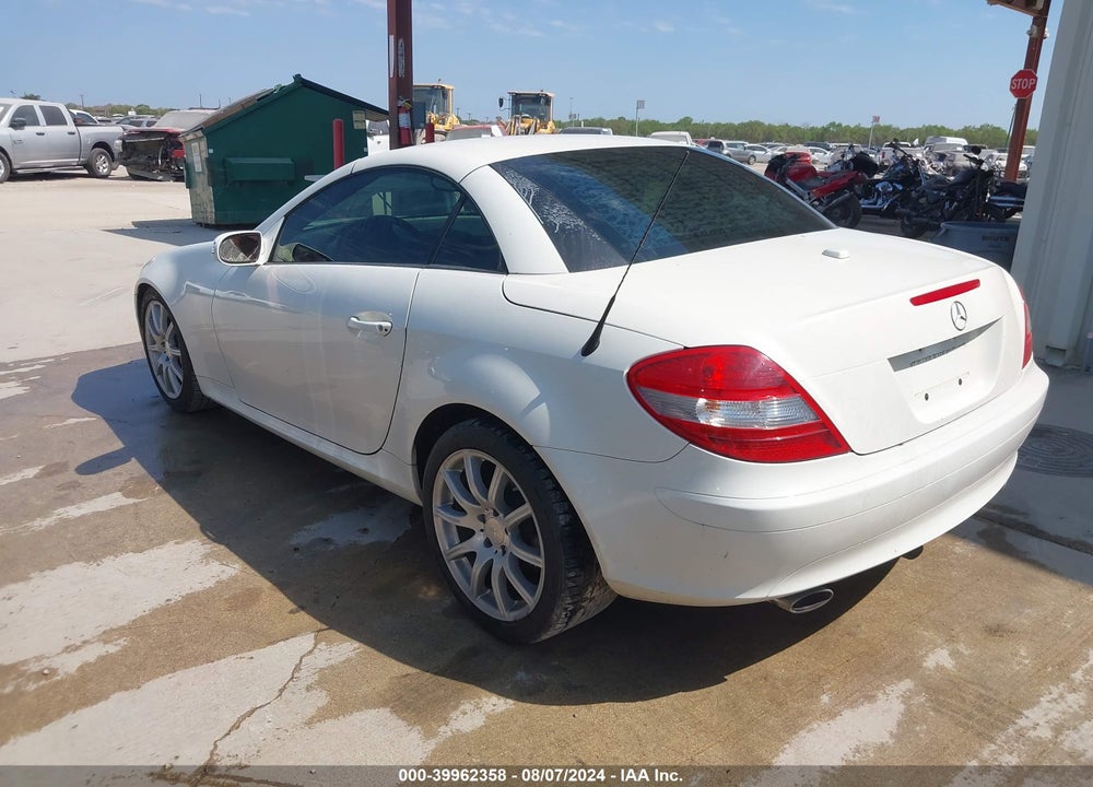 2008 MERCEDES-BENZ SLK 350 VIN: WDBWK56F88F189419