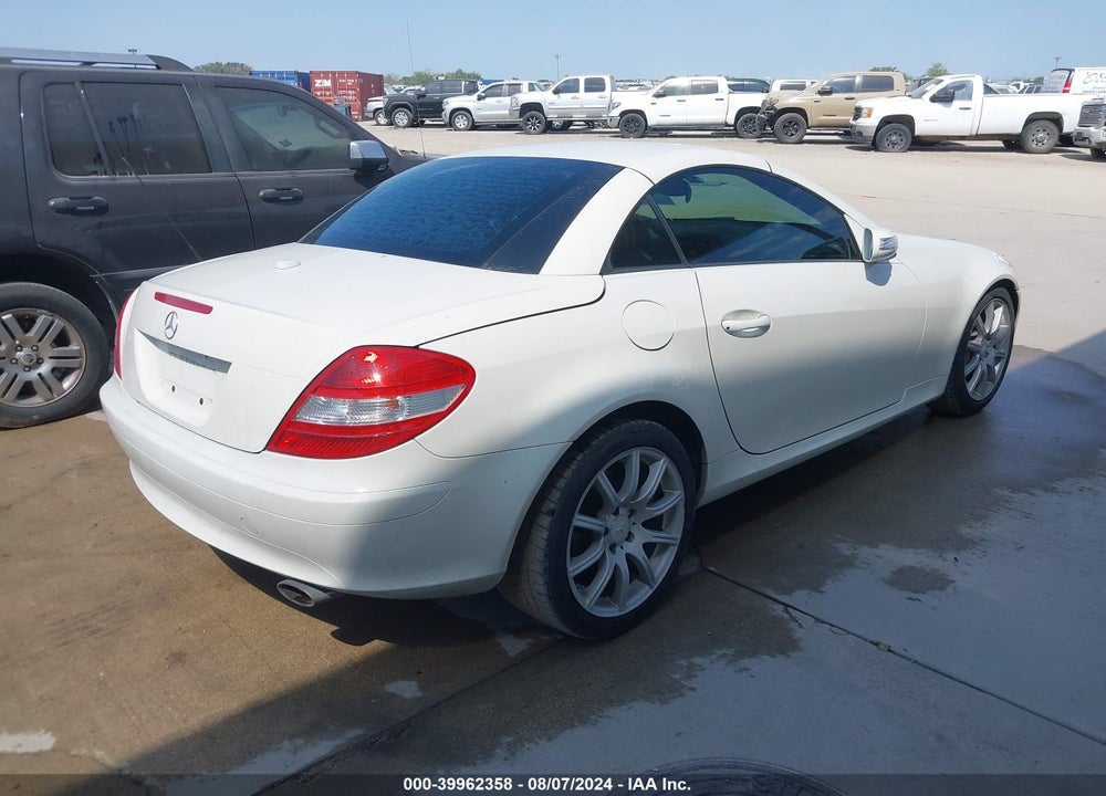 2008 MERCEDES-BENZ SLK 350 VIN: WDBWK56F88F189419