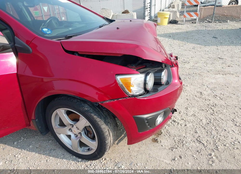 2012 CHEVROLET SONIC 2LZ VIN: 1G1JE6SH2C4141203