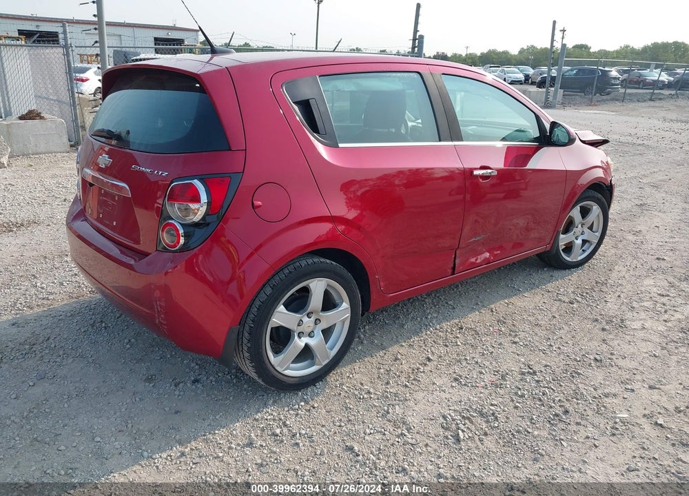 2012 CHEVROLET SONIC 2LZ VIN: 1G1JE6SH2C4141203