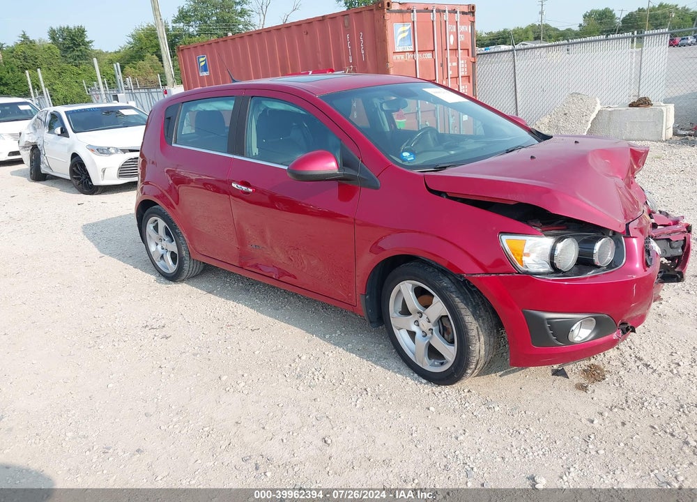 2012 CHEVROLET SONIC 2LZ VIN: 1G1JE6SH2C4141203