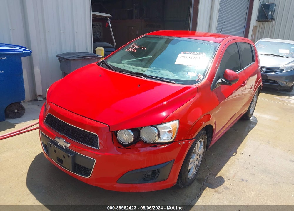 2013 CHEVROLET SONIC LT AUTO VIN: 1G1JC6SH7D4184135