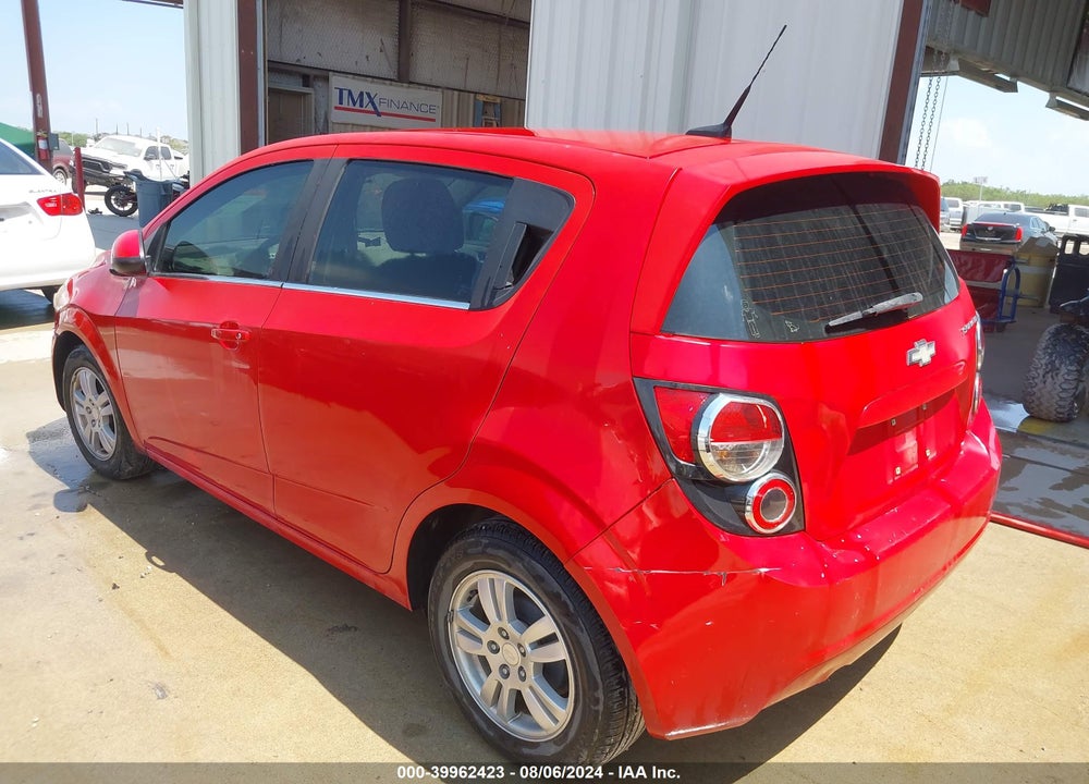 2013 CHEVROLET SONIC LT AUTO VIN: 1G1JC6SH7D4184135