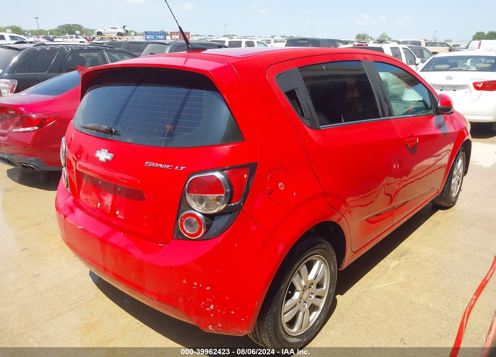 2013 CHEVROLET SONIC LT AUTO VIN: 1G1JC6SH7D4184135
