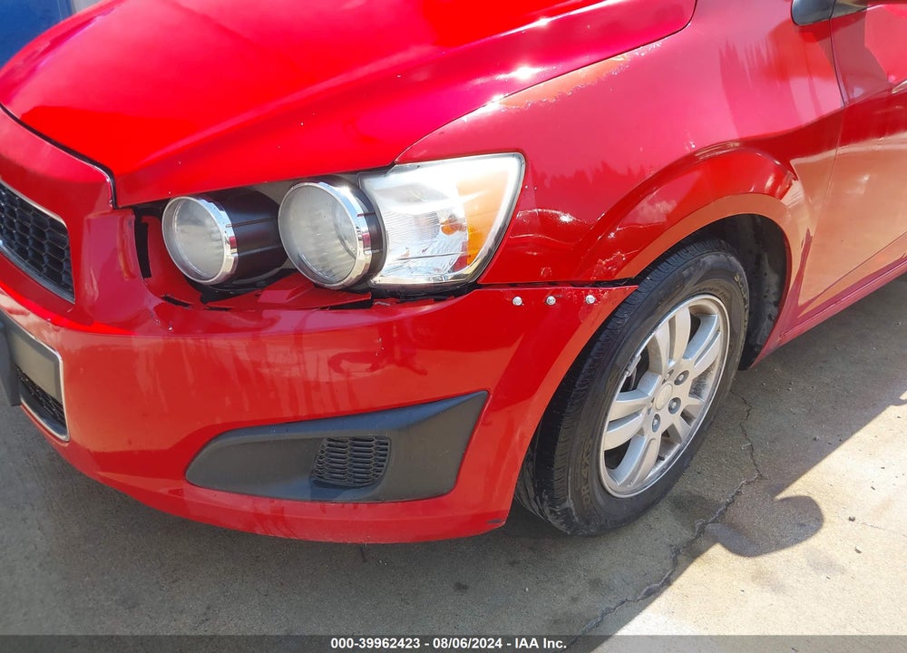 2013 CHEVROLET SONIC LT AUTO VIN: 1G1JC6SH7D4184135