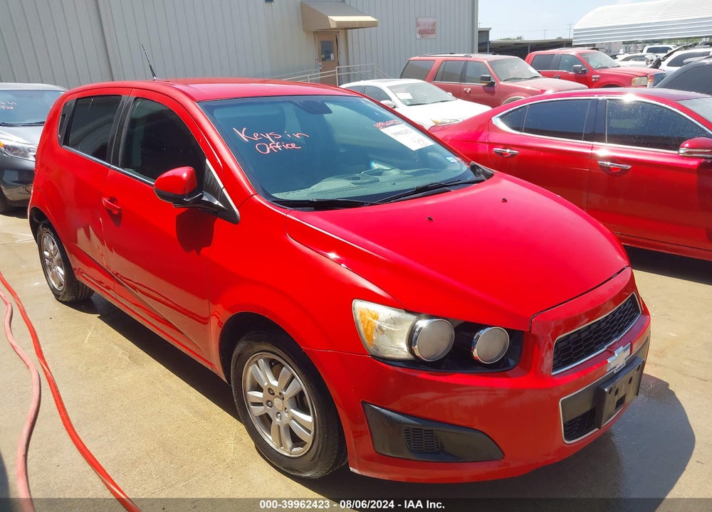 2013 CHEVROLET SONIC LT AUTO VIN: 1G1JC6SH7D4184135