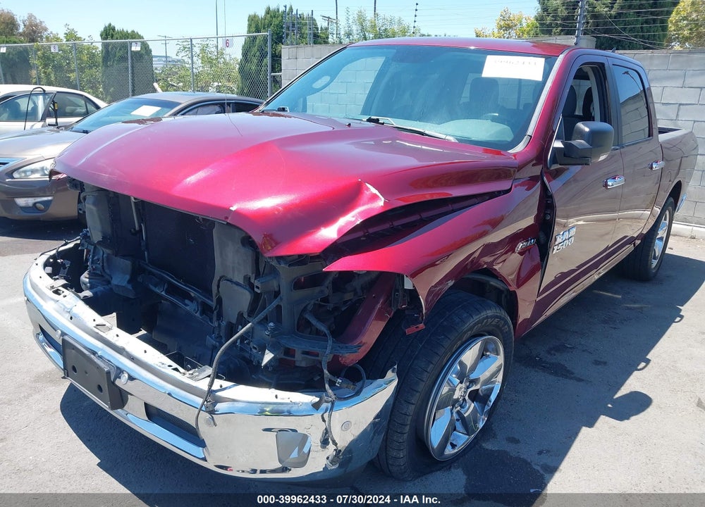 2017 RAM 1500 BIG HORN 4X2 5'7 BOX VIN: 1C6RR6LTXHS629701