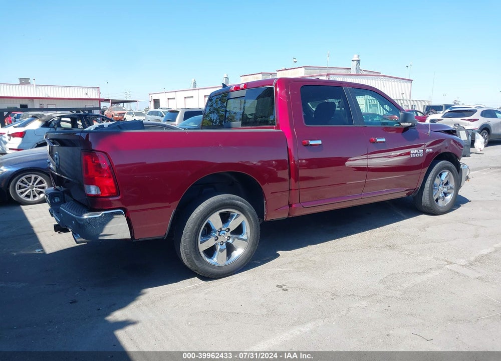 2017 RAM 1500 BIG HORN 4X2 5'7 BOX VIN: 1C6RR6LTXHS629701