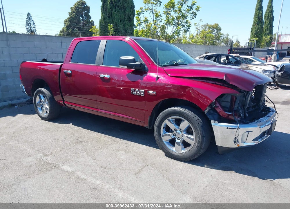 2017 RAM 1500 BIG HORN 4X2 5'7 BOX VIN: 1C6RR6LTXHS629701