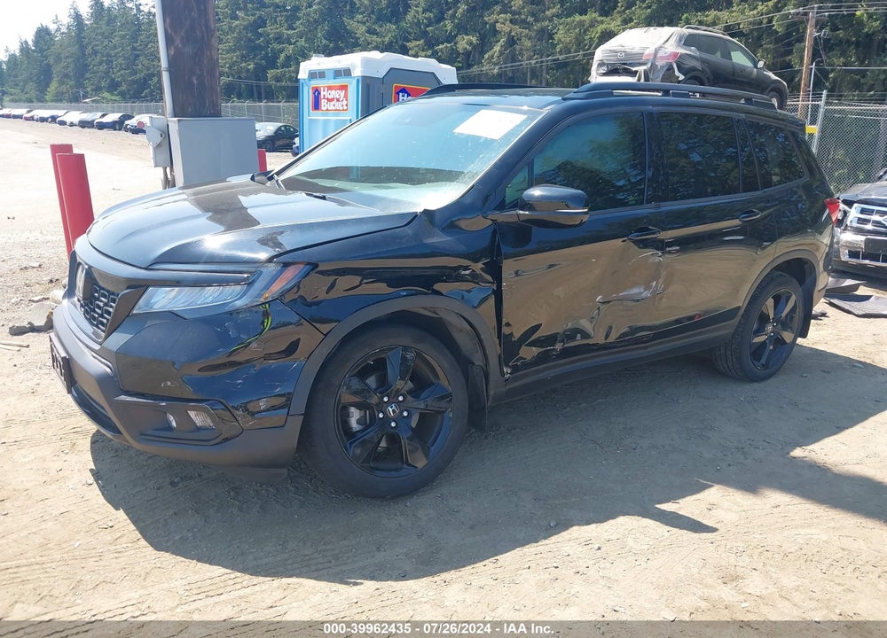 2020 HONDA PASSPORT AWD ELITE VIN: 5FNYF8H03LB016767