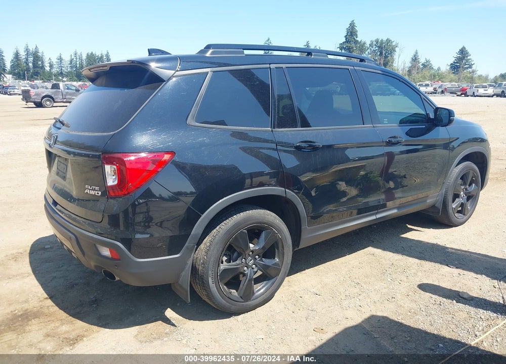 2020 HONDA PASSPORT AWD ELITE VIN: 5FNYF8H03LB016767