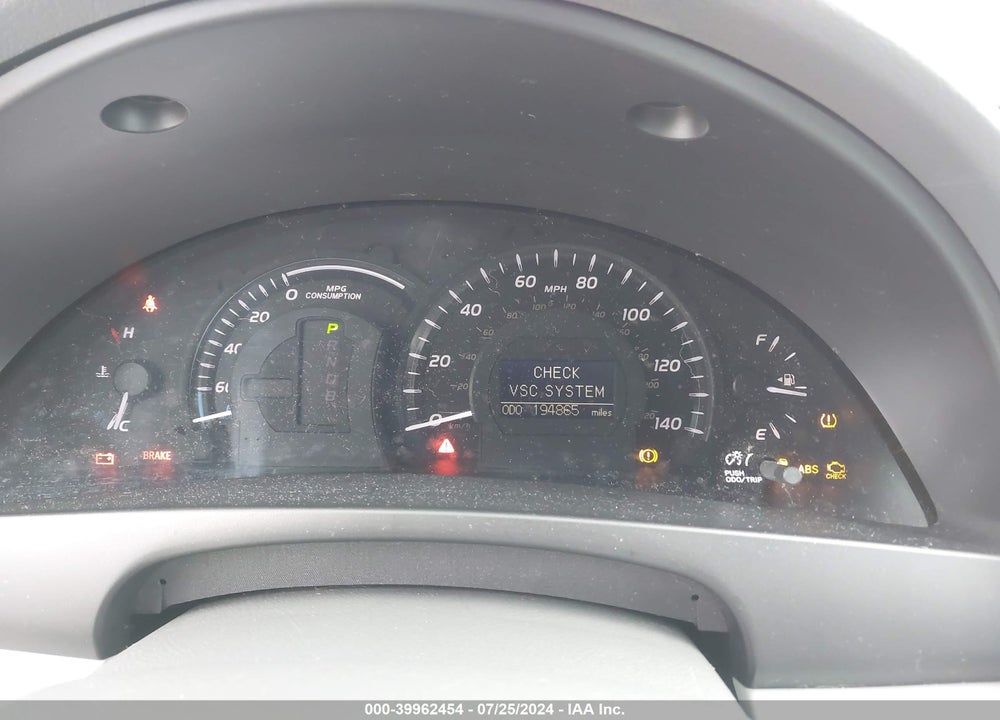 2007 TOYOTA CAMRY HYBRID VIN: 4T1BB46K47U017000