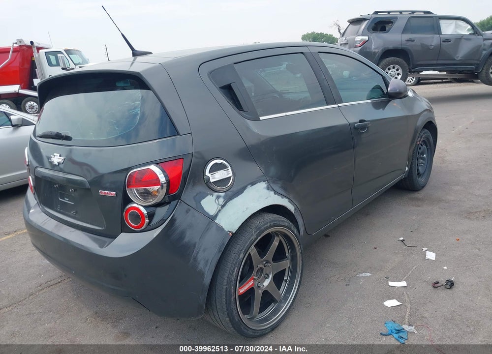 2013 CHEVROLET SONIC LT AUTO VIN: 1G1JC6SBXD4156213