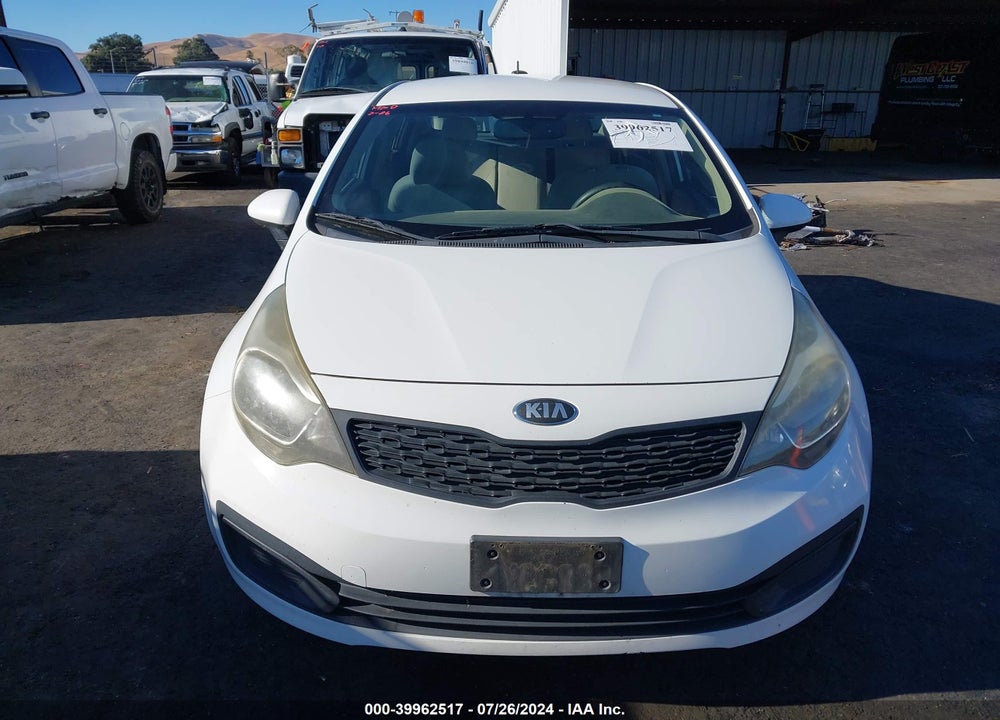 2013 KIA RIO LX VIN: KNADM4A35D6129499