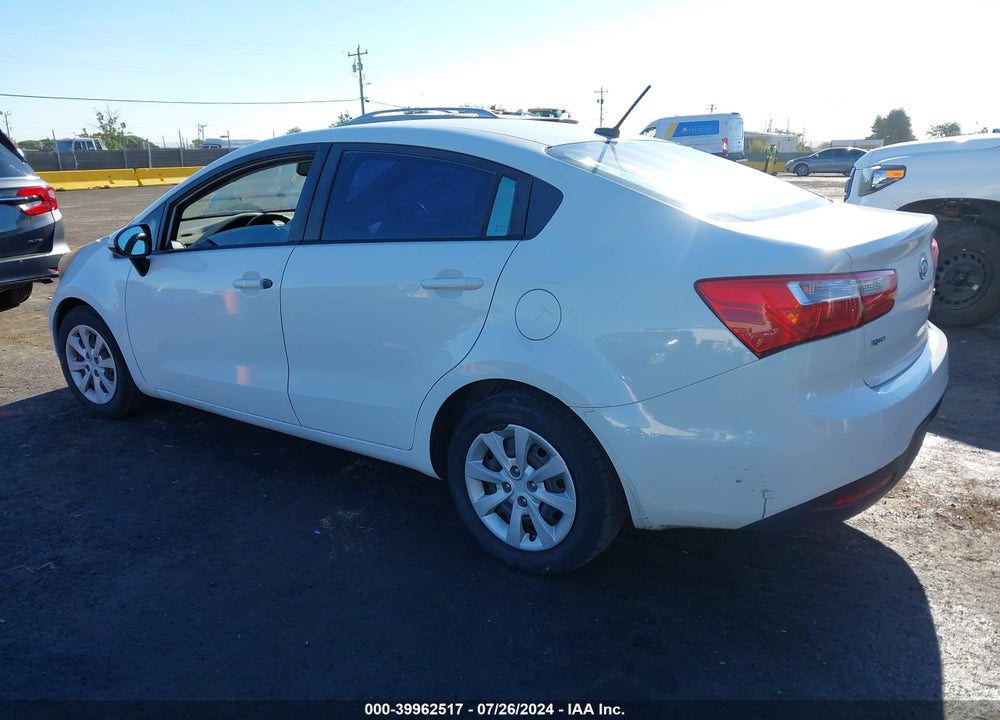 2013 KIA RIO LX VIN: KNADM4A35D6129499