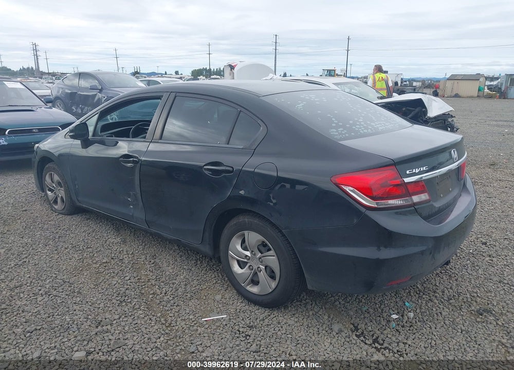 2013 HONDA CIVIC LX VIN: 19XFB2F58DE021792