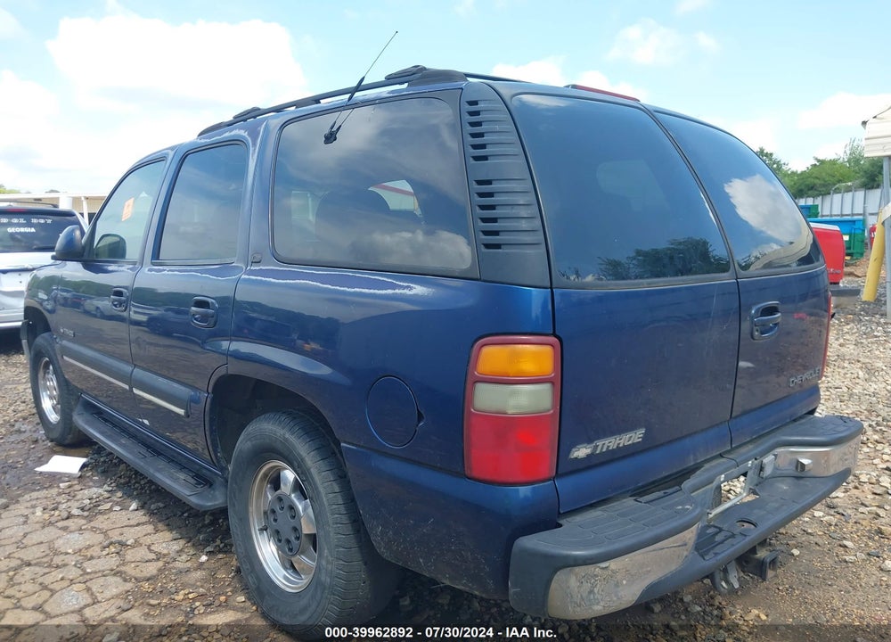 2001 CHEVROLET TAHOE LT VIN: 1GNEC13TX1J121811