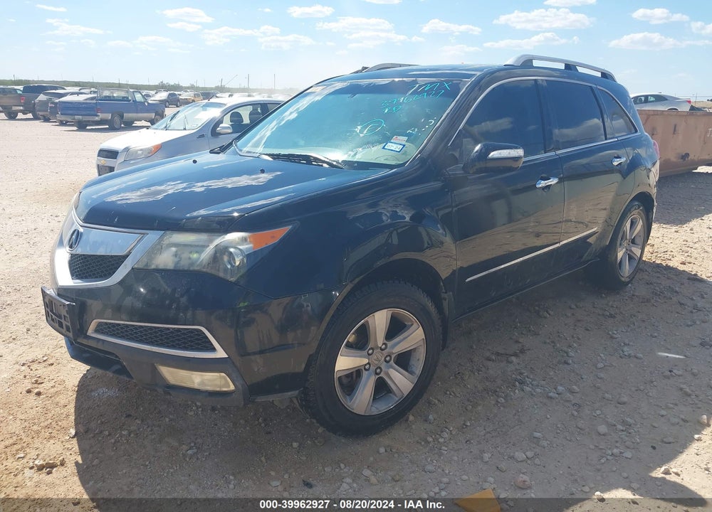 2010 ACURA MDX VIN: 2HNYD2H22AH509748