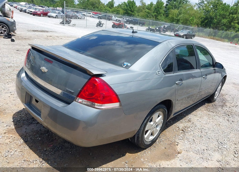 2008 CHEVROLET IMPALA LT VIN: 2G1WT58K381375037