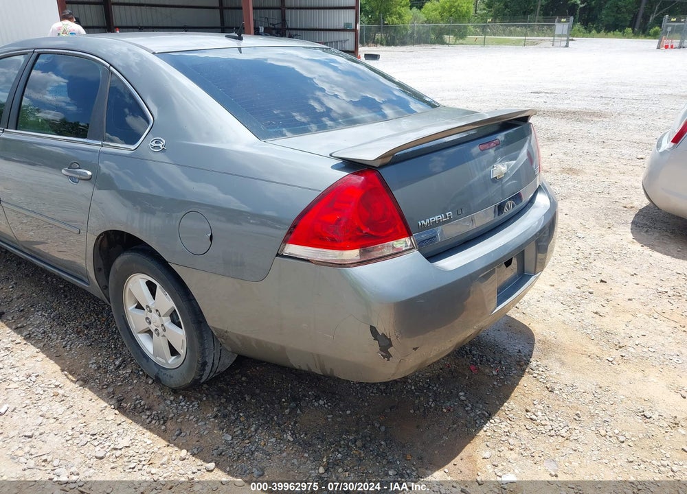 2008 CHEVROLET IMPALA LT VIN: 2G1WT58K381375037