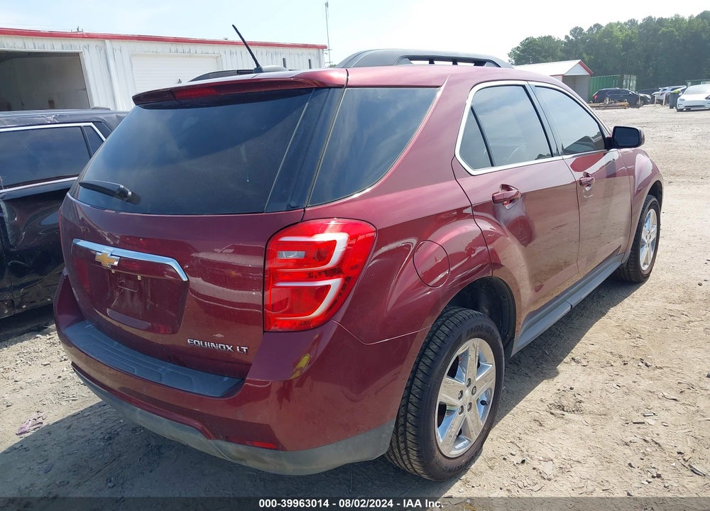 2016 CHEVROLET EQUINOX LT VIN: 2GNALCEK4G1114466