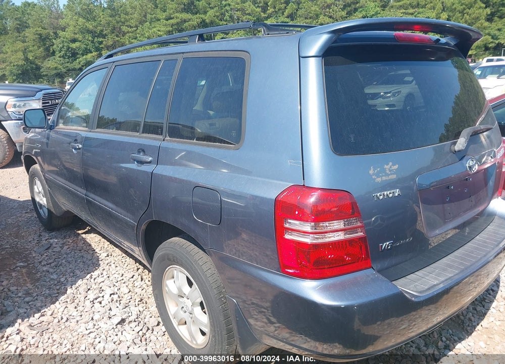 2001 TOYOTA HIGHLANDER VIN: JTEHF21A310028862