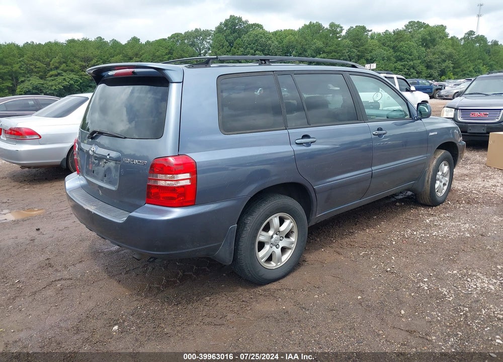 2001 TOYOTA HIGHLANDER VIN: JTEHF21A310028862