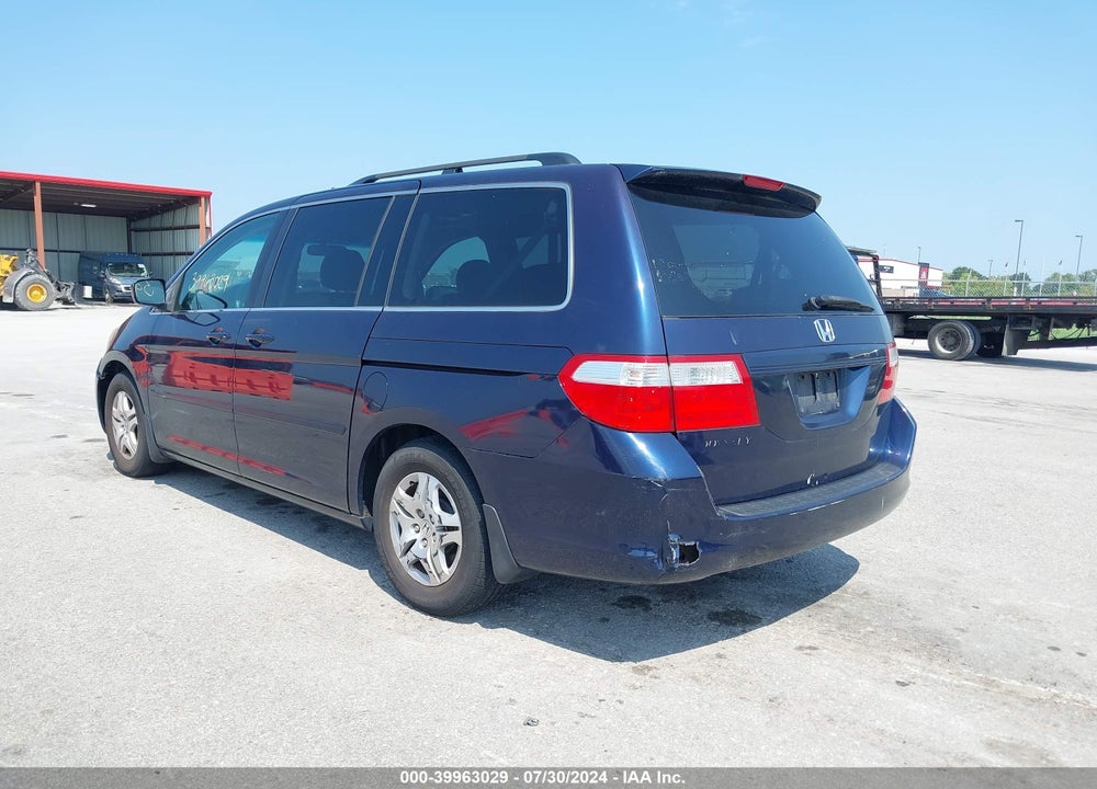 2007 HONDA ODYSSEY EX-L VIN: 5FNRL38727B133954
