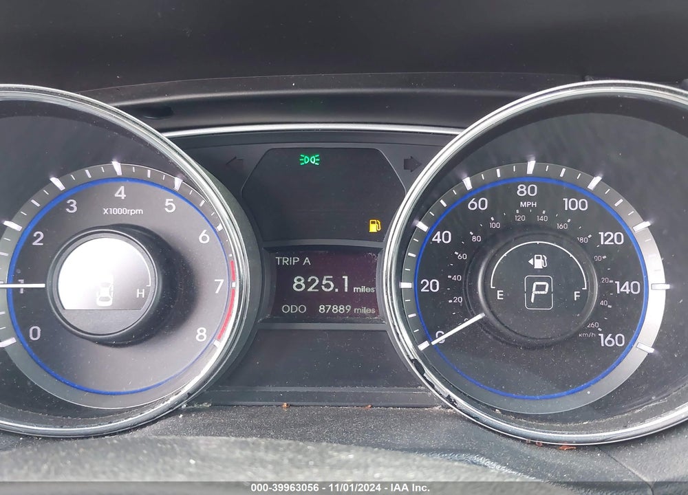 2013 HYUNDAI SONATA GLS VIN: 5NPEB4AC7DH801968