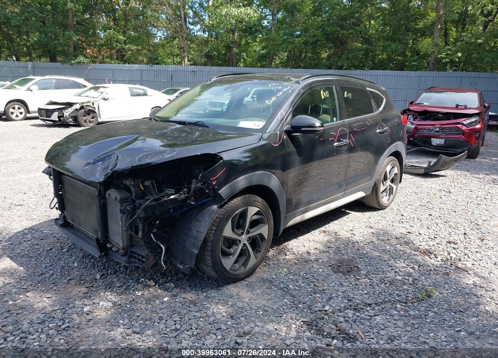 2017 HYUNDAI TUCSON LIMITED VIN: KM8J3CA20HU390644