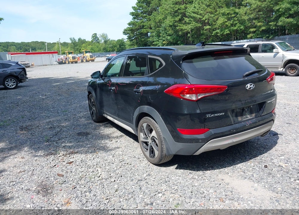 2017 HYUNDAI TUCSON LIMITED VIN: KM8J3CA20HU390644