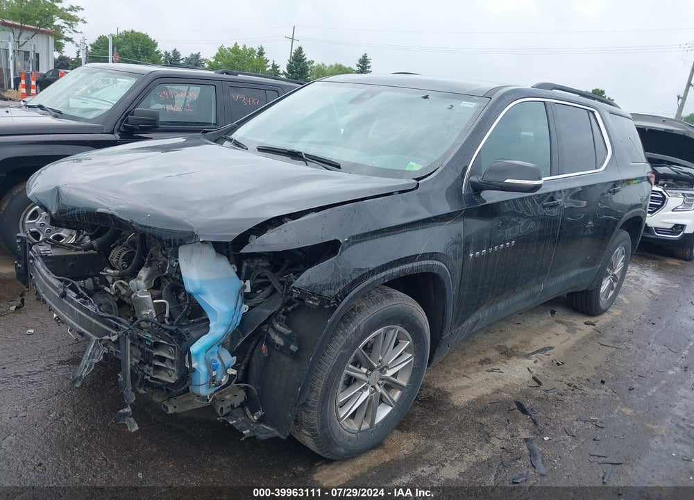 2022 CHEVROLET TRAVERSE FWD LT CLOTH VIN: 1GNERGKW9NJ172588