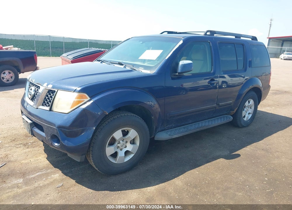2006 NISSAN PATHFINDER SE VIN: 5N1AR18W86C619957